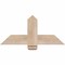 Ekena Millwork Eugene Smooth Timber Gable Bracket, Douglas Fir, 36"W x 16"H x 1 1/2"D x 5 1/2"F, 11/12 Pitch GBW036X16X0206EUG00SDF - alternate 1